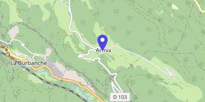 Carte OpenStreetMap — 20 place de l'Église, Armix