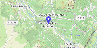 Carte OpenStreetMap — 4 rue de la Mairie, Sampigny-lès-Maranges