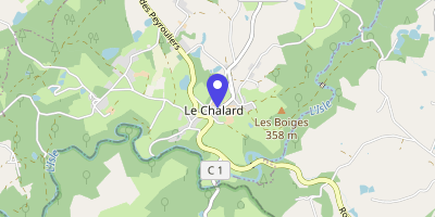 Carte OpenStreetMap — Place de la Mairie, Le Chalard