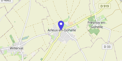Carte OpenStreetMap — 2 rue d'Arras, Arleux-en-Gohelle