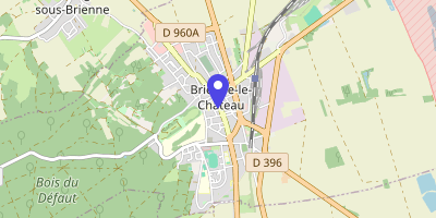 Carte OpenStreetMap — Place de l'Hôtel-de-Ville, Brienne-le-Château