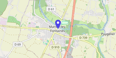 Carte OpenStreetMap — 4 place de l'Hôtel-de-Ville, Mansle-les-Fontaines
