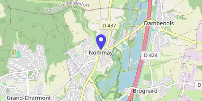 Carte OpenStreetMap — 20 Grande-Rue, Nommay