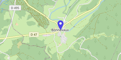 Carte OpenStreetMap — 4 rue de l'Église, Bonnevaux