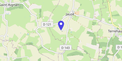 Carte OpenStreetMap — Le Bourg, Jauzé
