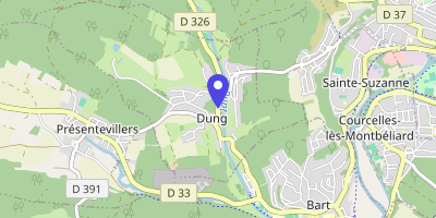 Carte OpenStreetMap — 10 Grande-Rue, Dung