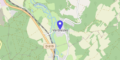 Carte OpenStreetMap — 2 rue de la Marne, Verbiesles