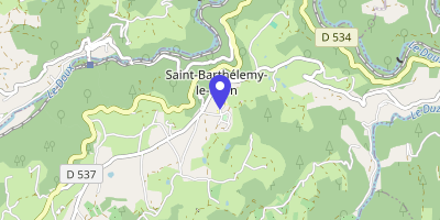 Carte OpenStreetMap — 110 rue de la Mairie, Saint-Barthélemy-le-Plain