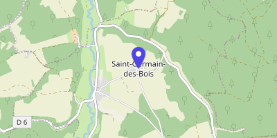 Carte OpenStreetMap — 2 place de la Mairie, Saint-Germain-des-Bois