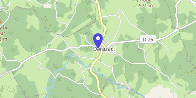Carte OpenStreetMap — 11 rue de la Mairie, Darazac