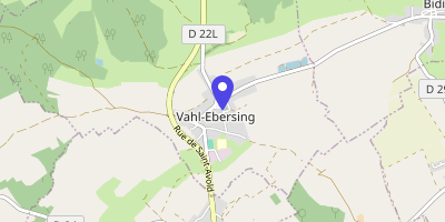 Carte OpenStreetMap — 5 rue de l'Église, Vahl-Ebersing