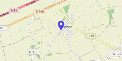 Carte OpenStreetMap — 24 rue de la Grouée, Umpeau