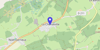 Carte OpenStreetMap — 1 rue des Écoles, La Chenalotte