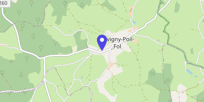 Carte OpenStreetMap — 11 route du Morvan, Savigny-Poil-Fol
