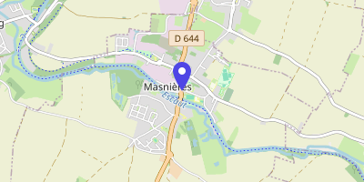 Carte OpenStreetMap — Place Jacques-Duclos, Masnières