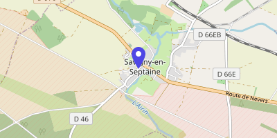 Carte OpenStreetMap — 11 route de Saint-Just, Savigny-en-Septaine