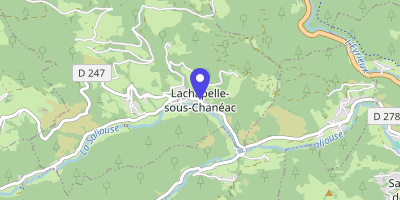 Carte OpenStreetMap — 25 route du Mezenc, Lachapelle-sous-Chanéac