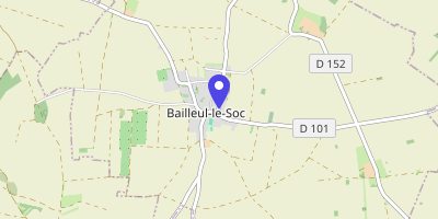 Carte OpenStreetMap — 6 grande-Rue, Bailleul-le-Soc
