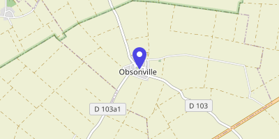 Carte OpenStreetMap — 2 place du Centre, Obsonville