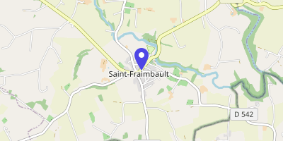 Carte OpenStreetMap — Place de l'Église, Saint-Fraimbault