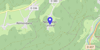 Carte OpenStreetMap — 4 rue de la Mairie, Neuchâtel-Urtière