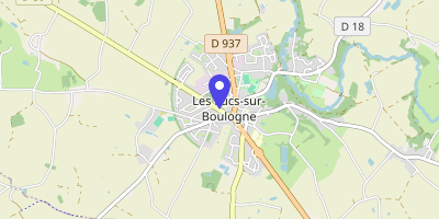 Carte OpenStreetMap — 164 avenue des Pierres-Noires, Les Lucs-sur-Boulogne