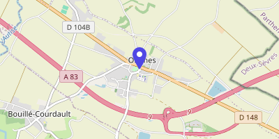 Carte OpenStreetMap — 7 rue de la Venise-Verte, Rives-d'Autise