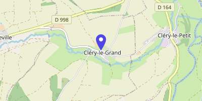 Carte OpenStreetMap — 1 rue Haute, Cléry-le-Grand