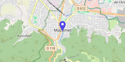Carte OpenStreetMap — Place Georges-Tournier, Mazamet