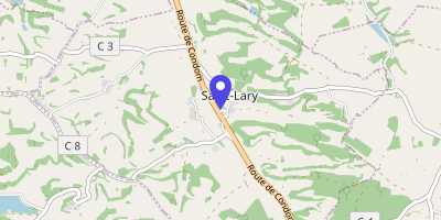 Carte OpenStreetMap — 41 rue de l'Église, Saint-Lary