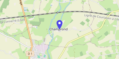 Carte OpenStreetMap — 8 les Forges, Champrond