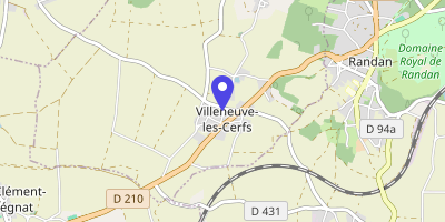 Carte OpenStreetMap — 7 rue de l'Église, Villeneuve-les-Cerfs