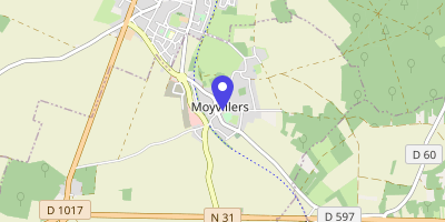 Carte OpenStreetMap — 52 rue de l'Église, Moyvillers