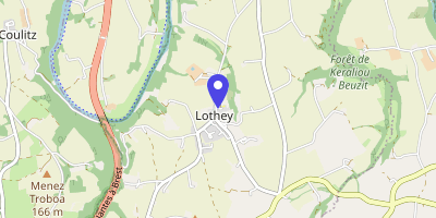 Carte OpenStreetMap — 70 rue de la Mairie, Lothey