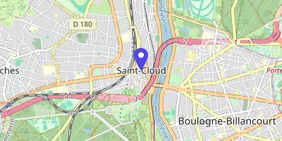 Carte OpenStreetMap — 13 place Charles-de-Gaulle, Saint-Cloud Cedex