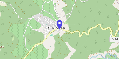 Carte OpenStreetMap — 24 cours Roux-de-Corse, Brue-Auriac