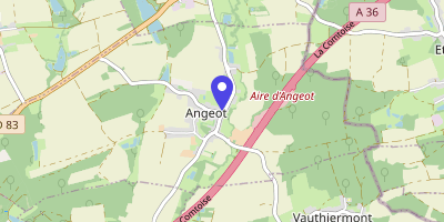 Carte OpenStreetMap — 2 rue de l'École, Angeot