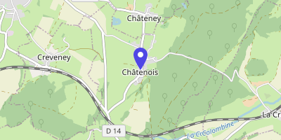 Carte OpenStreetMap — 4 place de la Fontaine, Châtenois