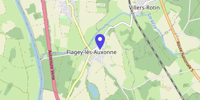 Carte OpenStreetMap — 6 place de la Mairie, Flagey-lès-Auxonne