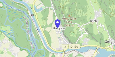 Carte OpenStreetMap — 934 rue de la Mairie, Brégnier-Cordon