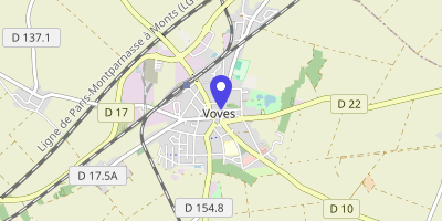 Carte OpenStreetMap — 5 rue Roger-Gommier, Les Villages-Vovéens