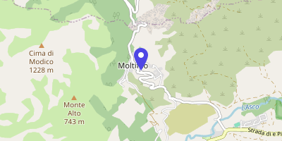 Carte OpenStreetMap — Quartier Mezzana, Moltifao