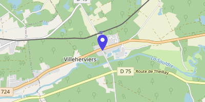 Carte OpenStreetMap — 6 rue de la Sauldre, Villeherviers