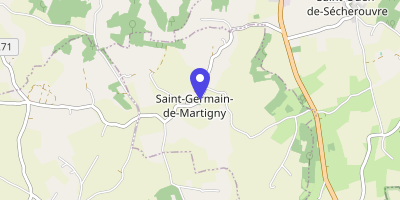 Carte OpenStreetMap — 6 rue Chadaigne, Saint-Germain-de-Martigny