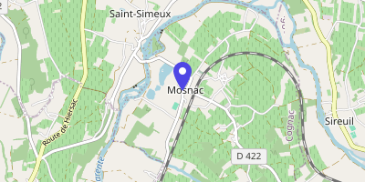 Carte OpenStreetMap — 1 place Saint-Symphorien, Mosnac-Saint-Simeux