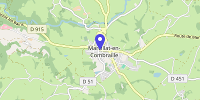Carte OpenStreetMap — 1 place du Donjon, Marcillat-en-Combraille