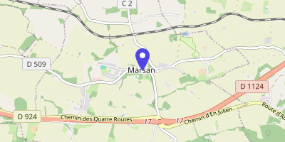 Carte OpenStreetMap — 151 rue Pierre-de-Montesquiou, Marsan