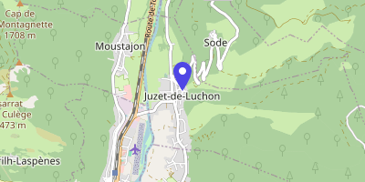 Carte OpenStreetMap — 1 place de la Mairie, Juzet-de-Luchon