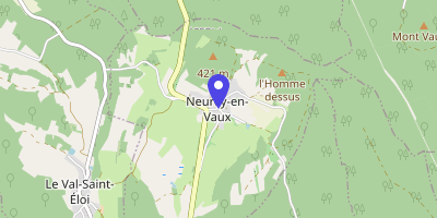 Carte OpenStreetMap — 1 rue Jean-Baptiste-Bizard, Neurey-en-Vaux