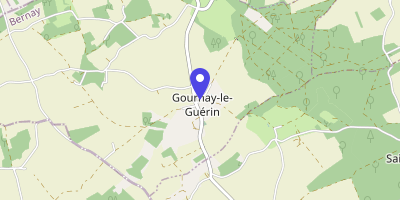Carte OpenStreetMap — 3 rue de la Mairie, Gournay-le-Guérin